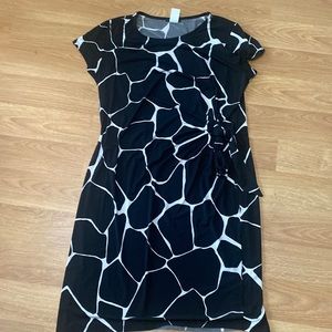 Black and white dress